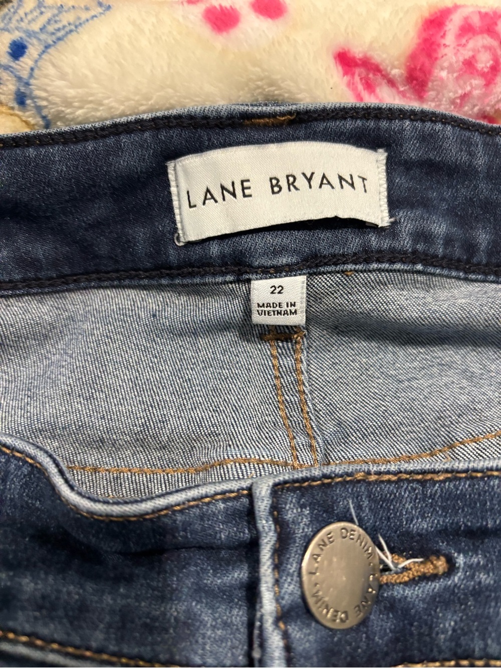 Lane Bryant Dark Blue Stretch Jeans